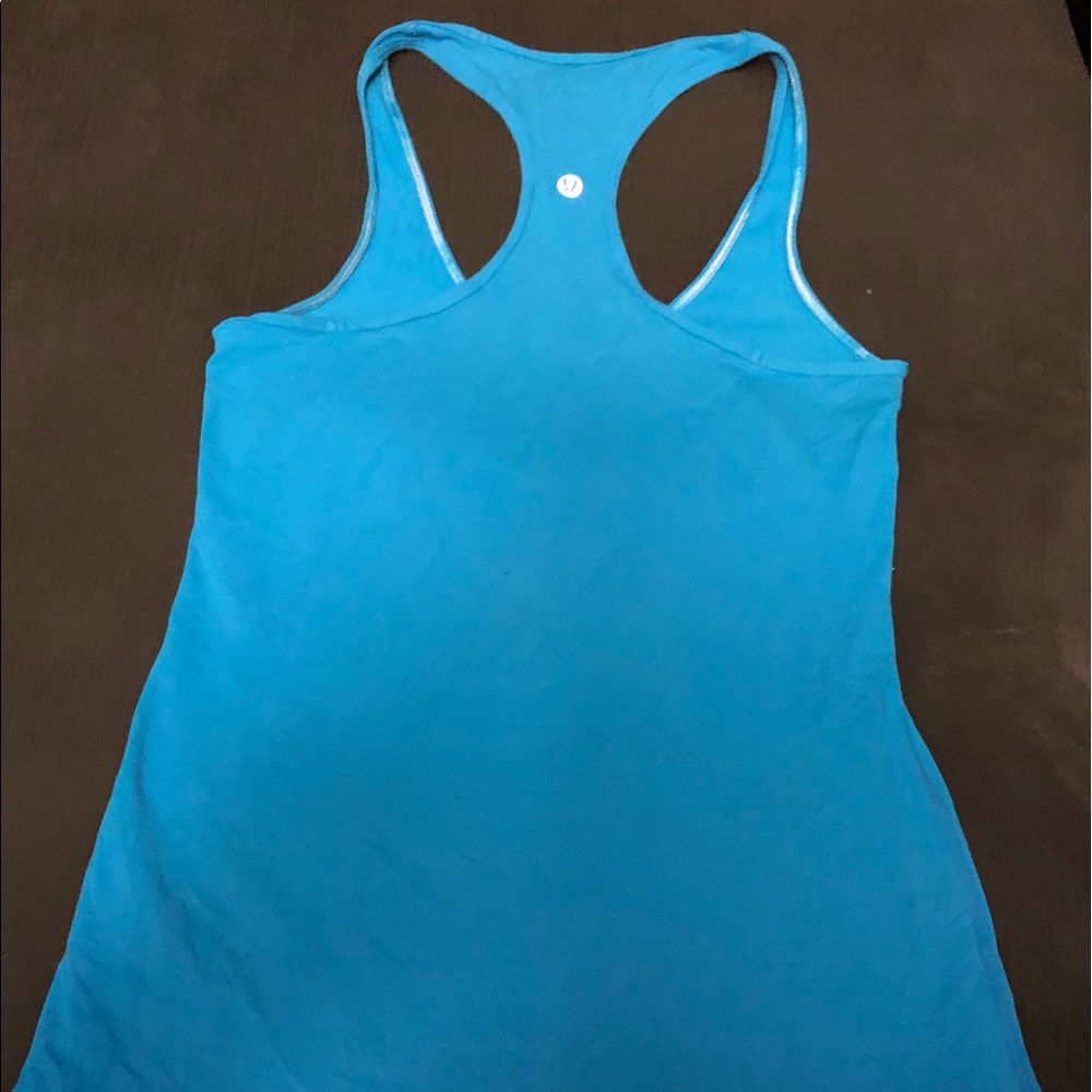 Blue Lululemon cool racerback